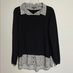 Black and White Women's Sweater
